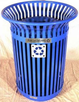 36-Gallon Colonial Side Access Recycle Bin