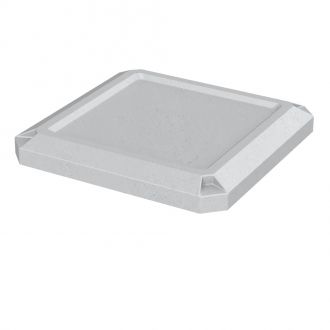 52 Gallon Square Flat Dust Cover Trash Receptacle Lid