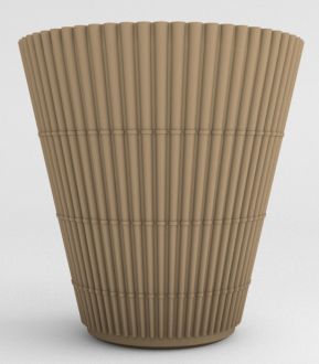 Bamboo Planter 23" Solid Colors