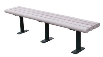 Greenwood Backless Park Bench 8 foot