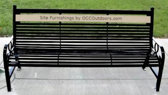 6 Foot Broadway Promotional Bench