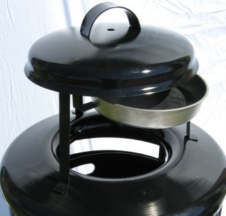 Steel Replacement Top with Removable Ash Urn