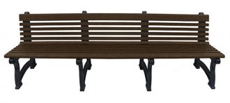 Willow Park Recycled Plastic Bench 8 foot